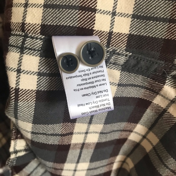 In Like-New JACHS Men’s Thick Heavy Flannel Button Down Shirt Size XL - Picture 5 of 8